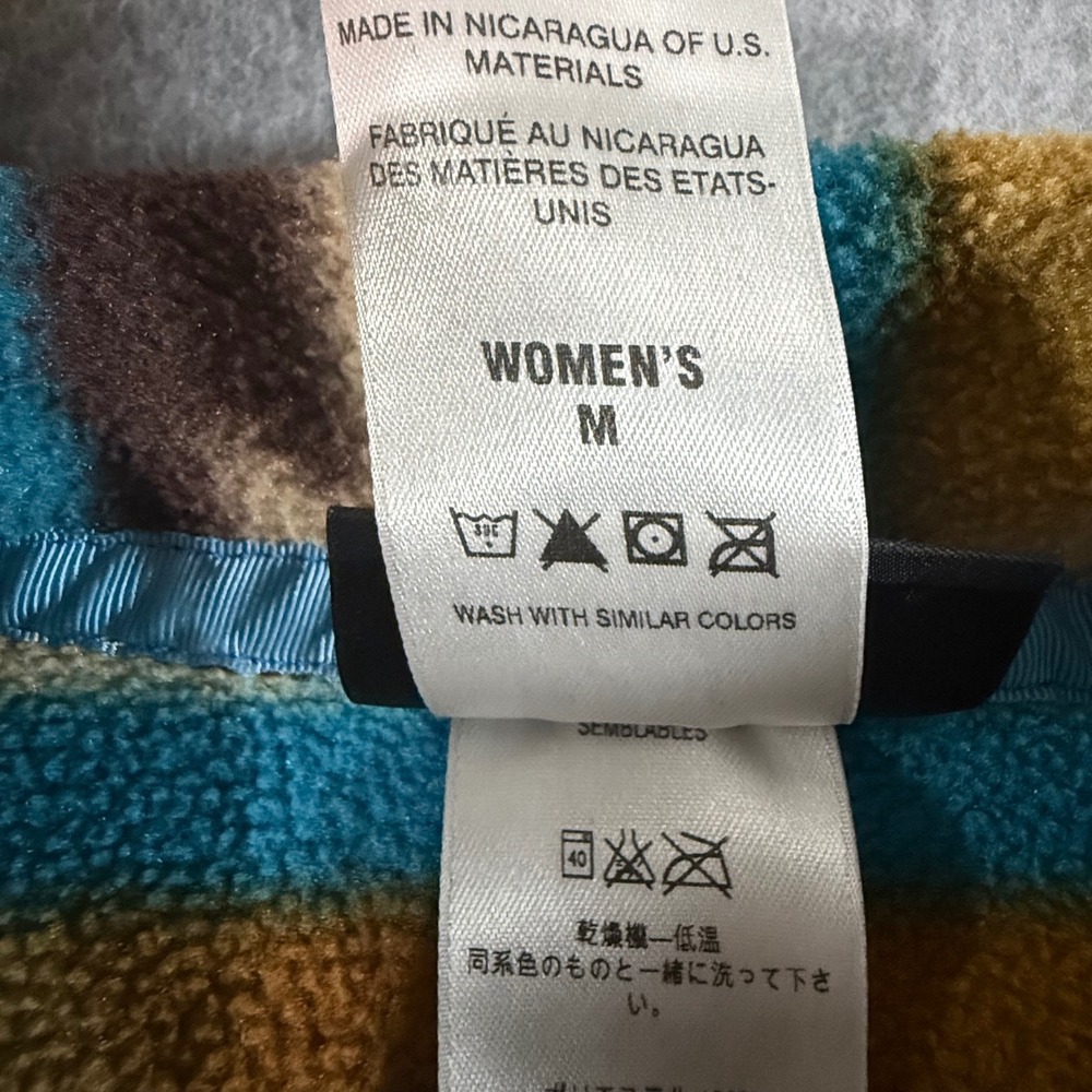 Patagonia Synchilla Snap-T Fleece Pullover Womens Medium Geometric Southwestern - Picture 3 of 8